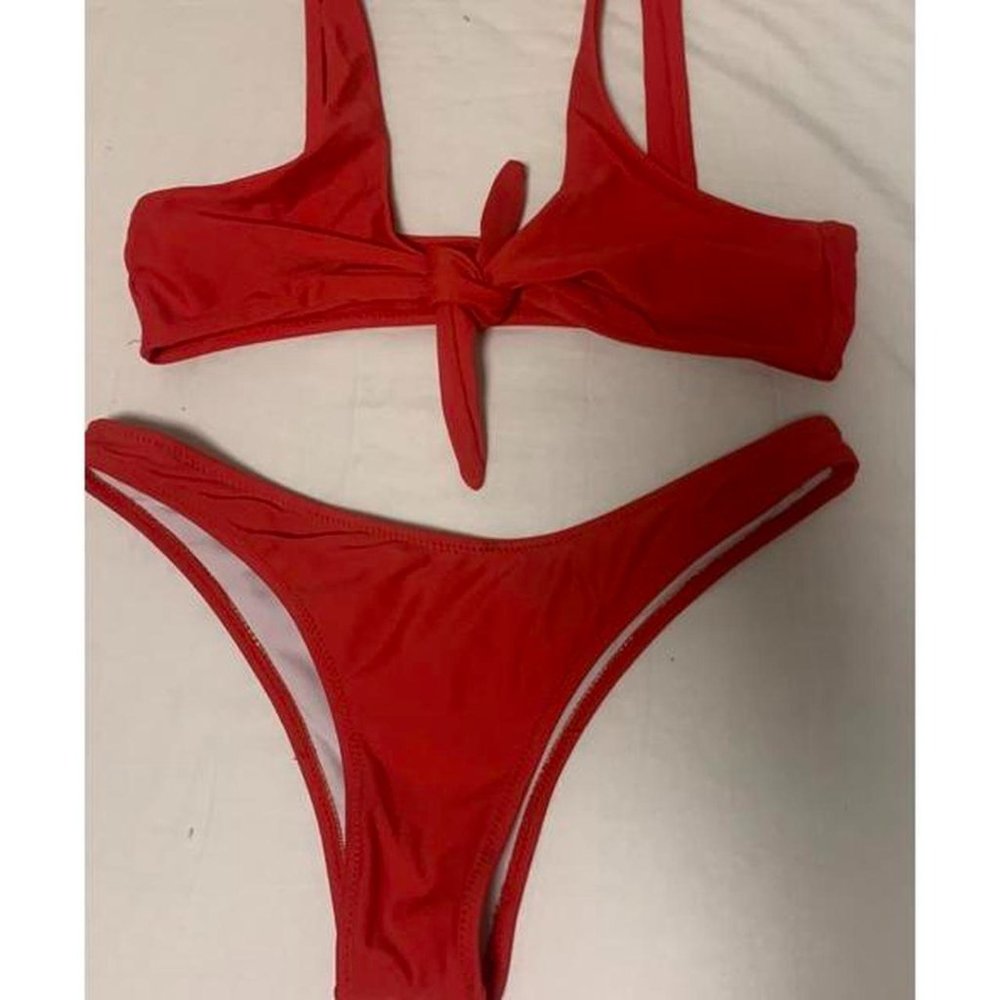 Red Bikini Set